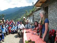After completing a Community Project in Nepal